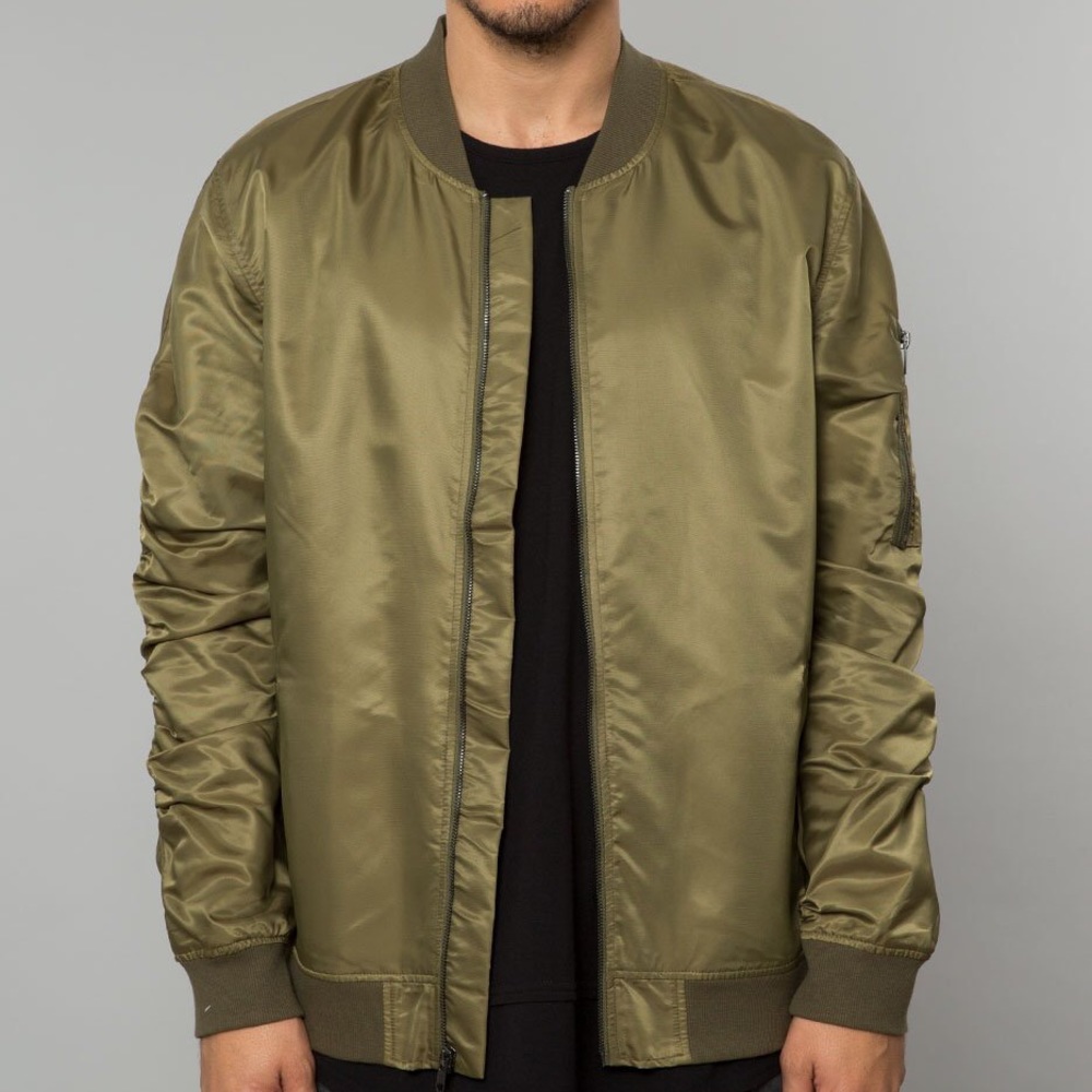 Elwood baby green bomber jacket